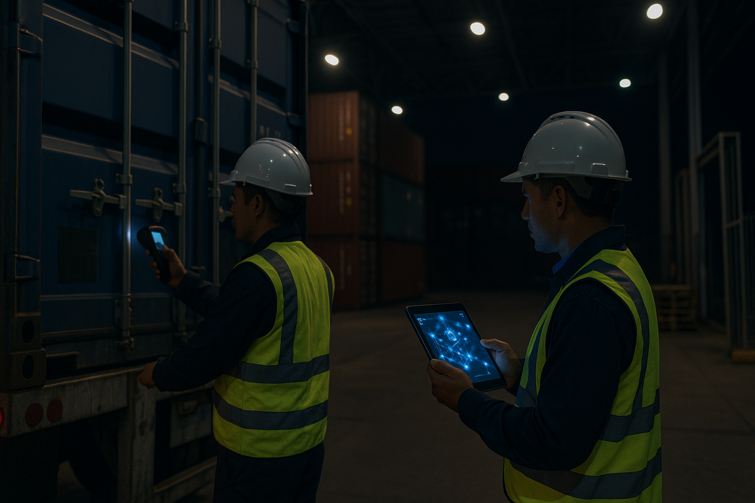 Vista operativa: integración de datos aduaneros y portuarios con capa de trazabilidad blockchain