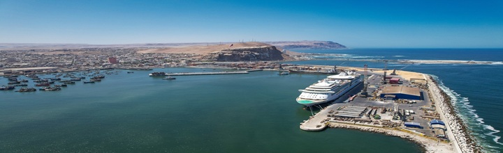 Esquema del corredor bioceánico andino con salida al Pacífico por Arica