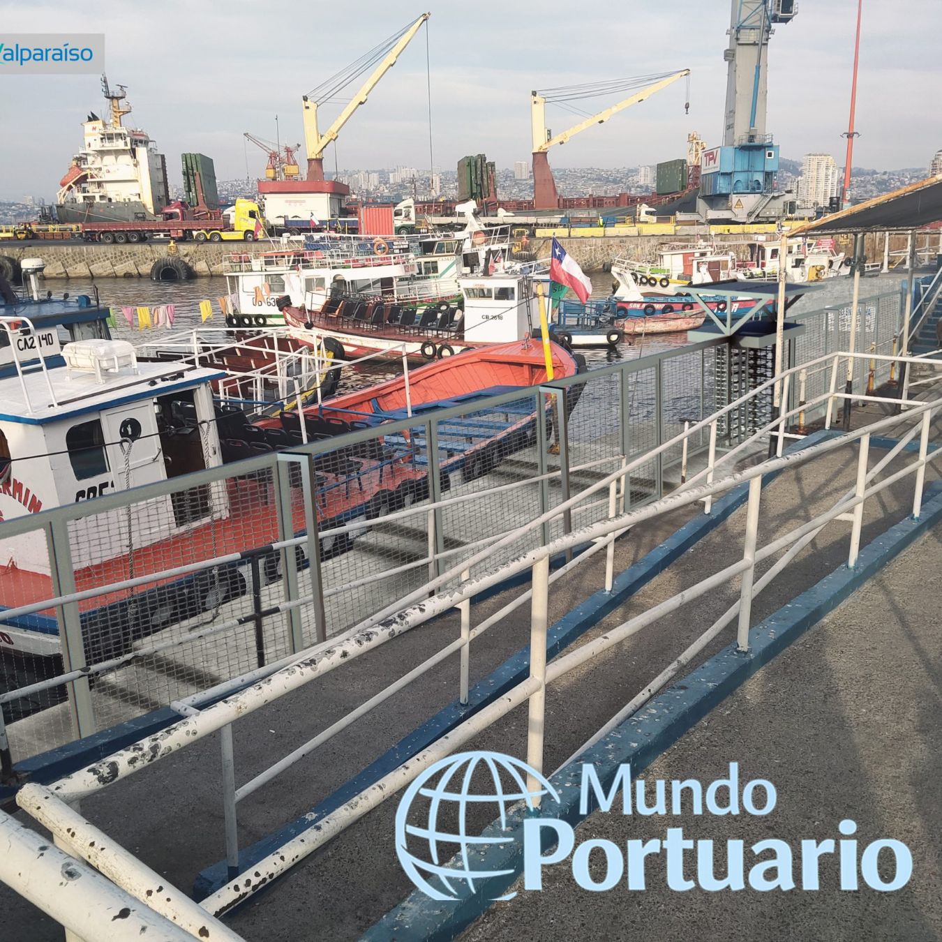 Muelle Prat de Valparaíso: EPV inicia obras RSIT y control de acceso para paseos en lancha