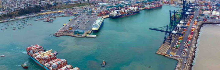 Vista referencial del proyecto Puerto Exterior de San Antonio