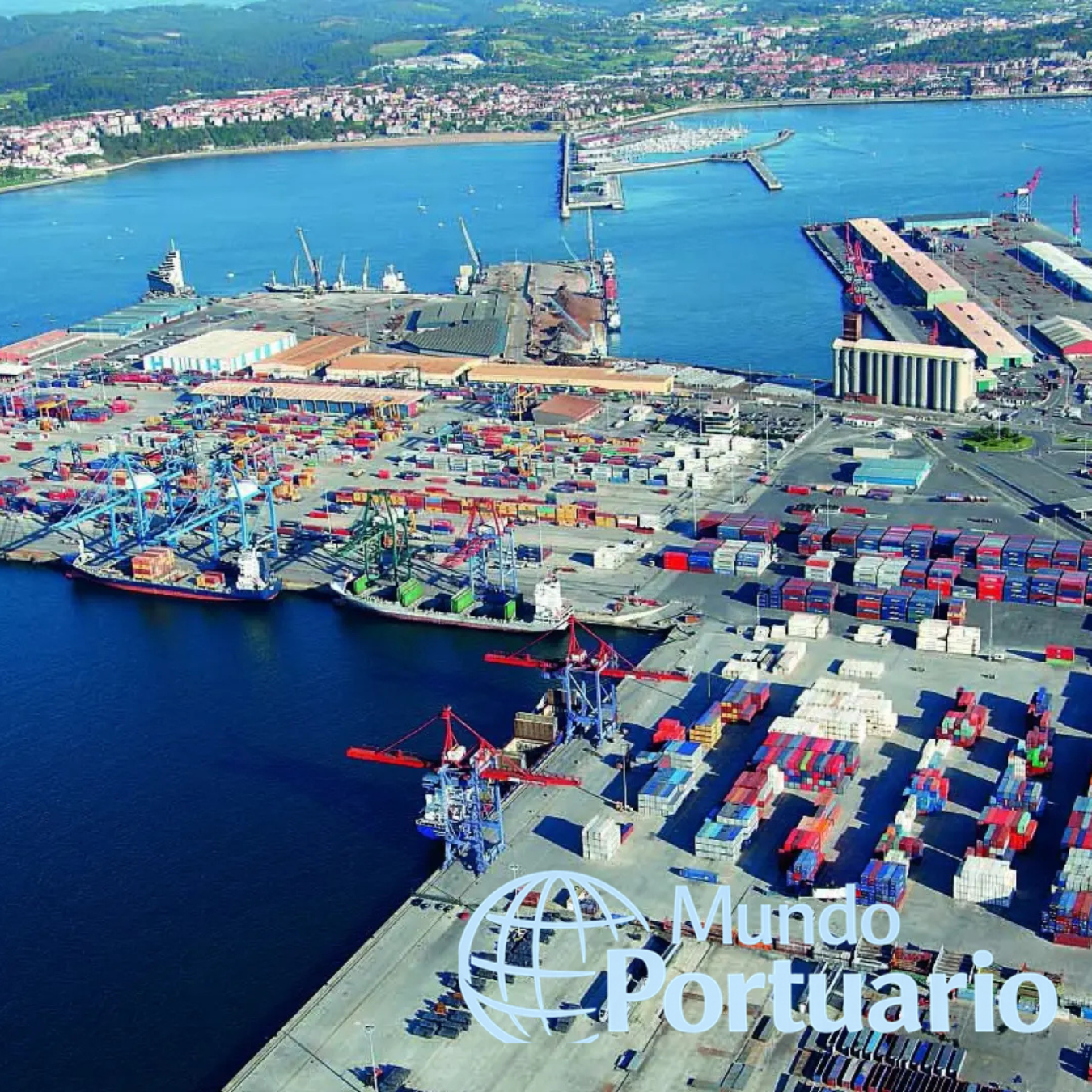 Buque portacontenedores de MSC operando en el Puerto de Bilbao en servicio transatlántico hacia WCSA