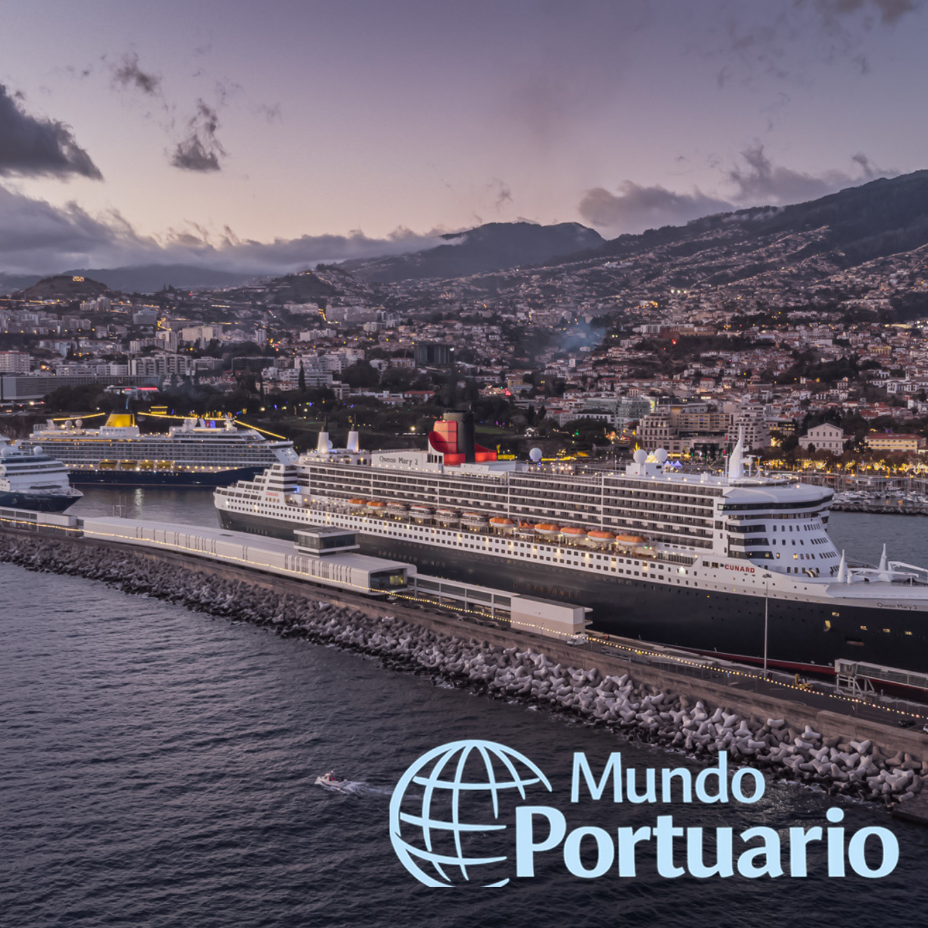 Puerto de Funchal en Madeira, referencia a plataforma de monitoreo de emisiones de buques impulsada por APRAM