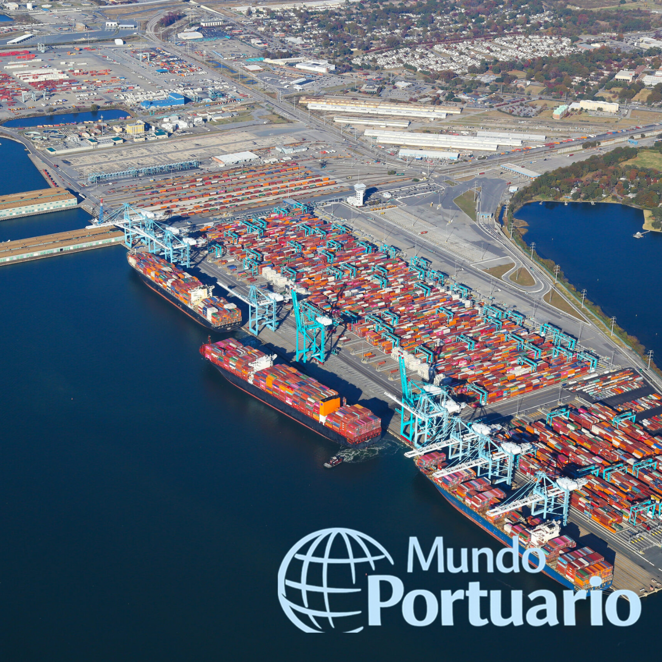 capacidad ULCV Virginia: grúas STS y mega buques en Norfolk International Terminals (NIT)