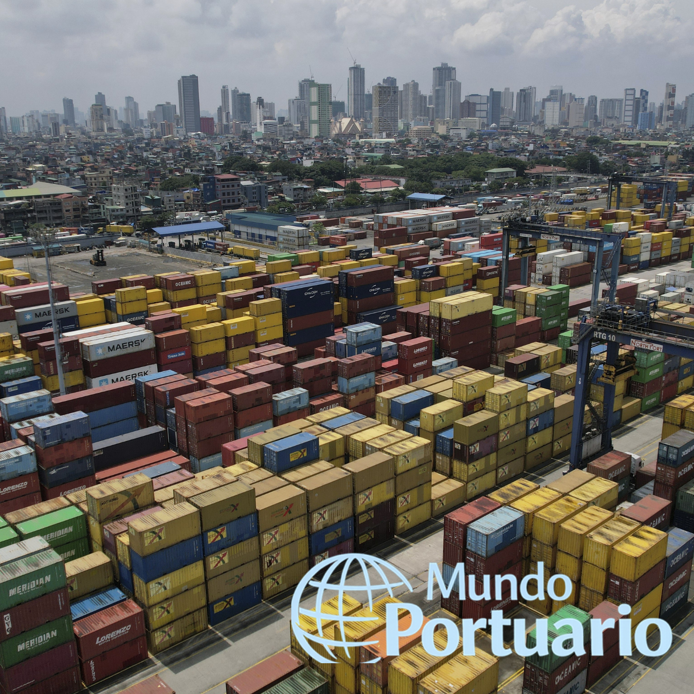 Puerto de Manila monitorea yard utilization y refuerza control aduanero en contenedores