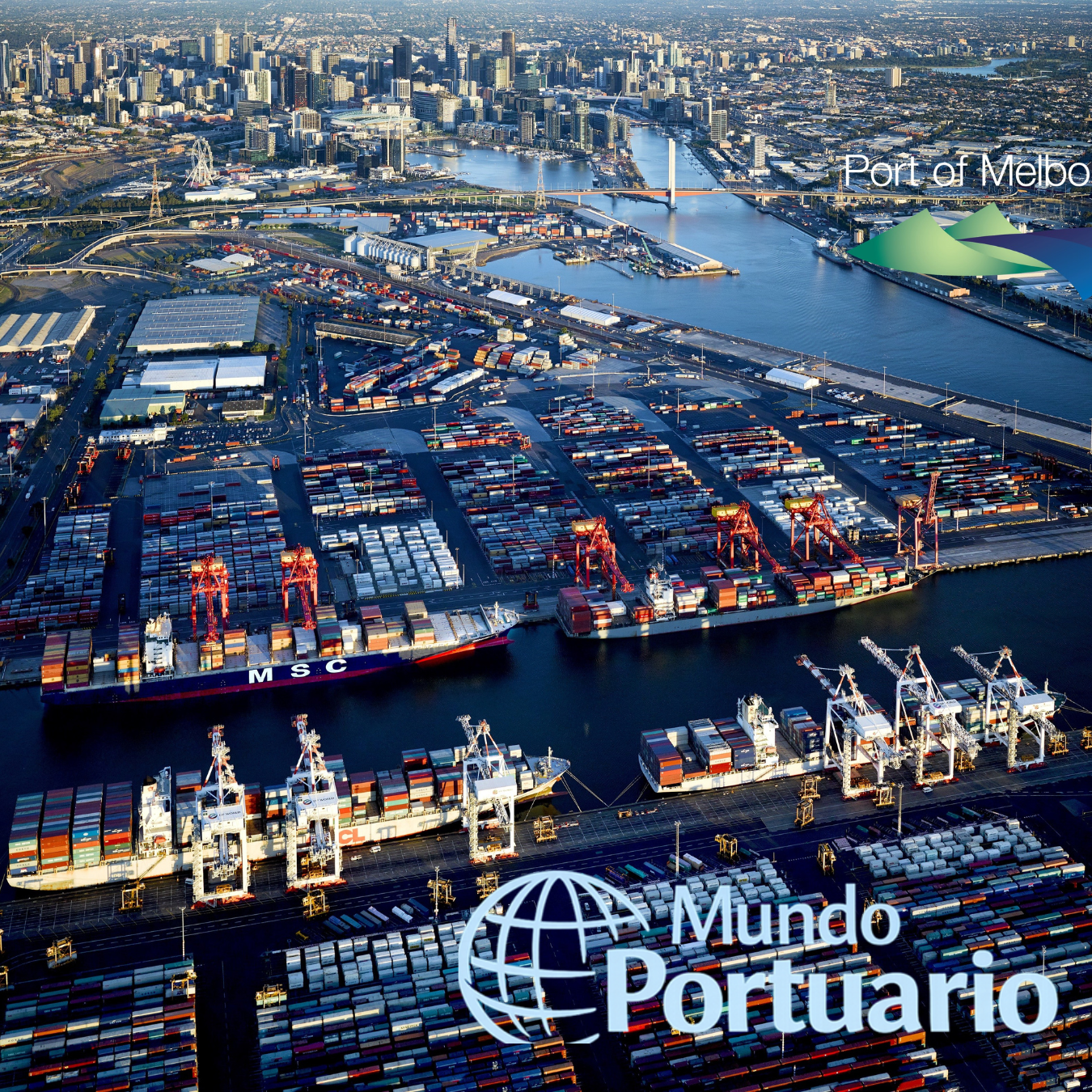 Puerto de Melbourne ajusta ventanas de atraque en el tablero Ship Movements