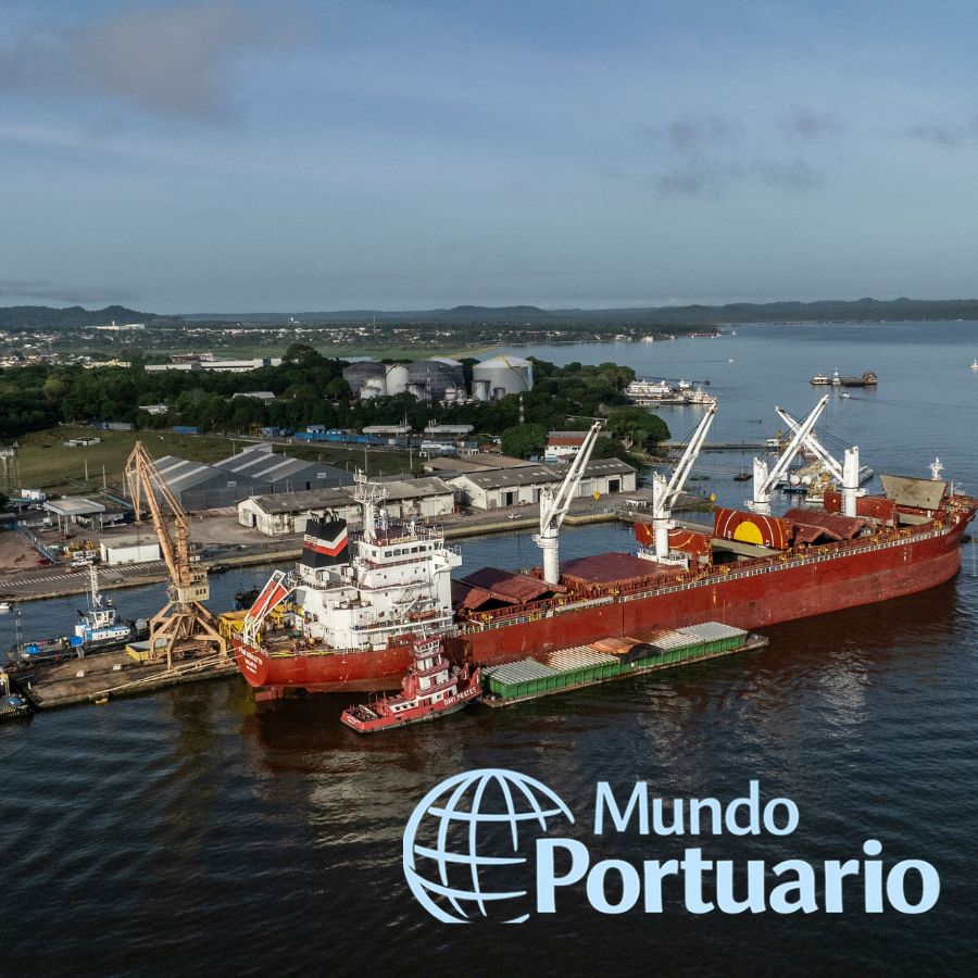 Acceso vial al complejo portuario de Santarém (Pará) y operación logística en entorno amazónico