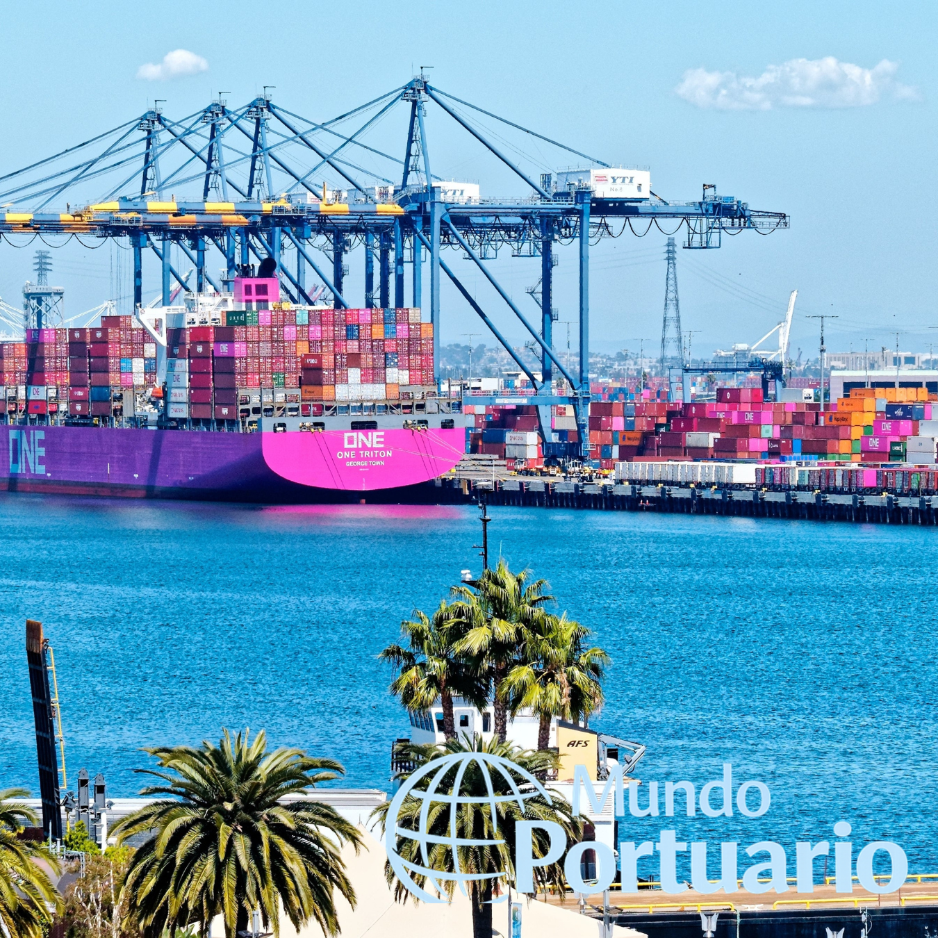 récord TEU Long Beach 2025 en terminal de contenedores