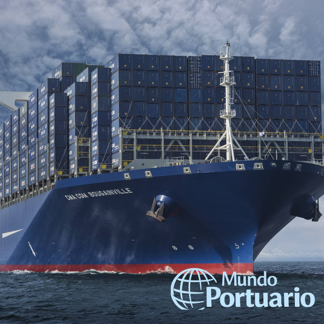 Recargo CMA CGM WCSA: contenedores y buque en ruta desde Norte de Europa a la costa oeste de Sudamérica