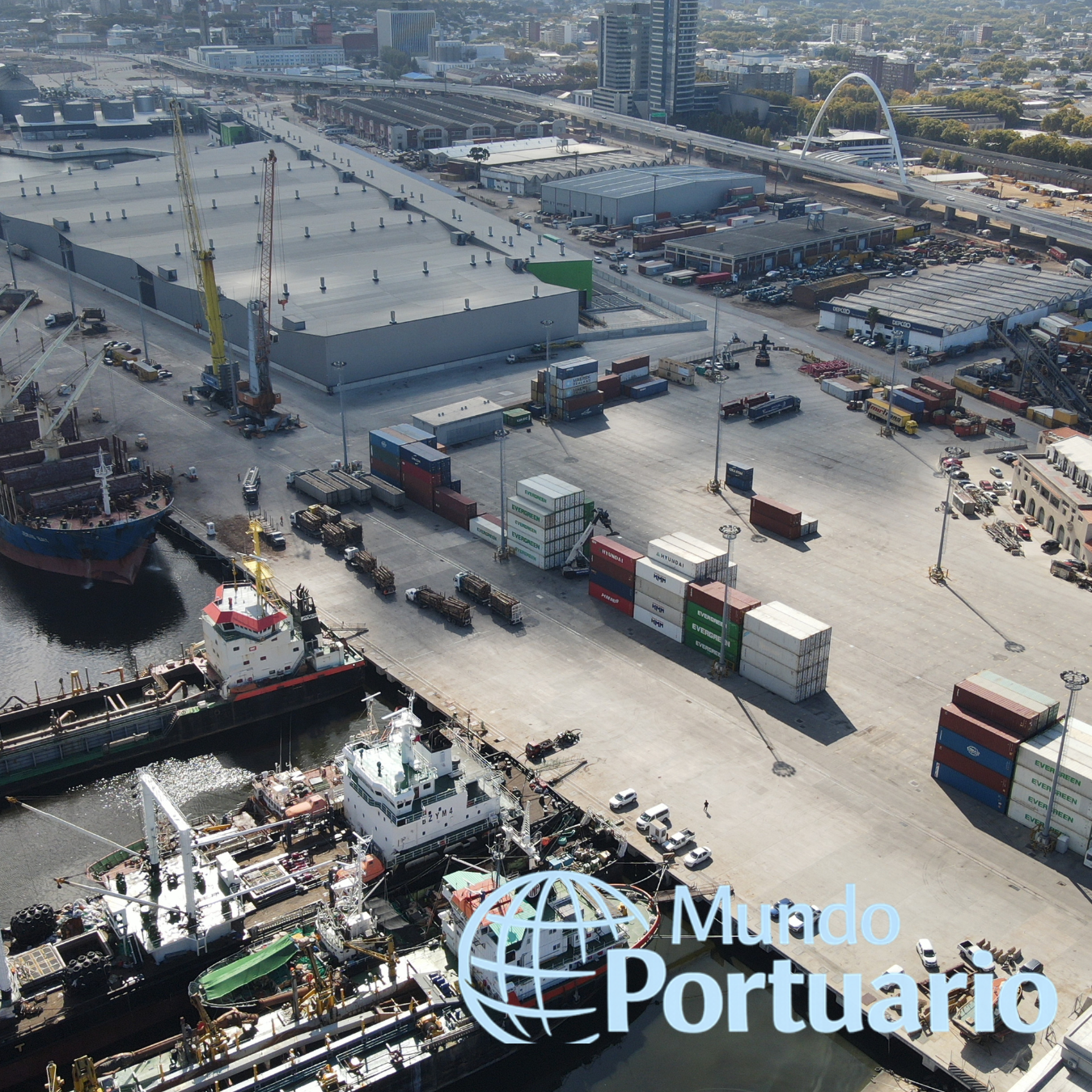 Paro portuario en Montevideo paraliza depósitos y terminales