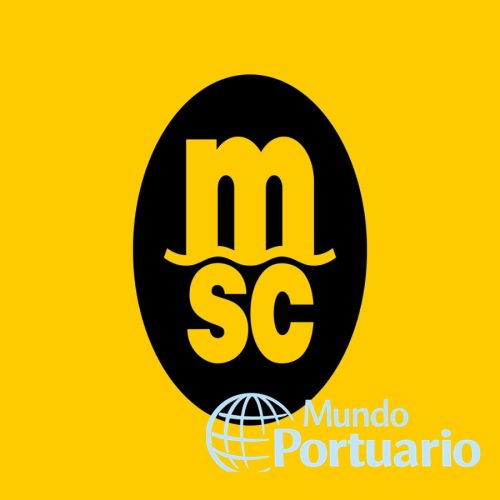 Buque portacontenedores de MSC en navegación como referencia al relevo accionario del grupo