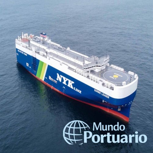 Elder Leader con correas ecológicas de NYK para amarre de vehículos