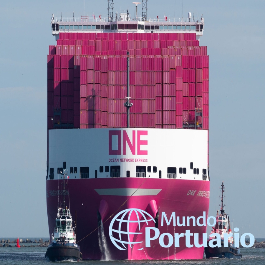 Buque de Ocean Network Express conectado con África occidental vía hubs mediterráneos